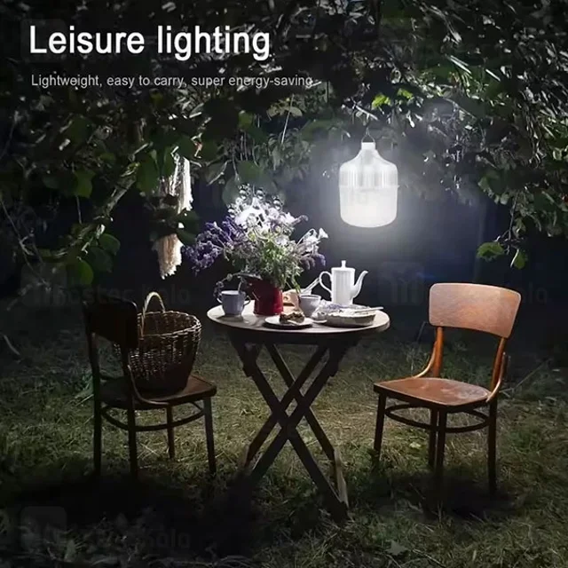 لامپ آویزدار شارژی بیوا Biva LED-02 60W Rechargable LED Light - تصویر 5