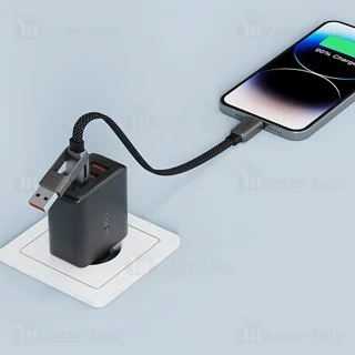 کابل دو سر Type-C و USB ایس فست ACEFAST C13-05 طول 20 سانتی‌متر توان 60 وات - تصویر 6