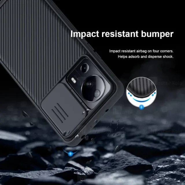 قاب محافظ Xiaomi 13 Lite / Civi 2 Nillkin CamShield Pro Case دارای محافظ دوربین - تصویر 3