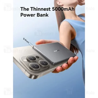 پاوربانک وایرلس فوق نازک 5000 مگنتی جویروم Joyroom JR-PBM08 توان 20 وات - تصویر 5