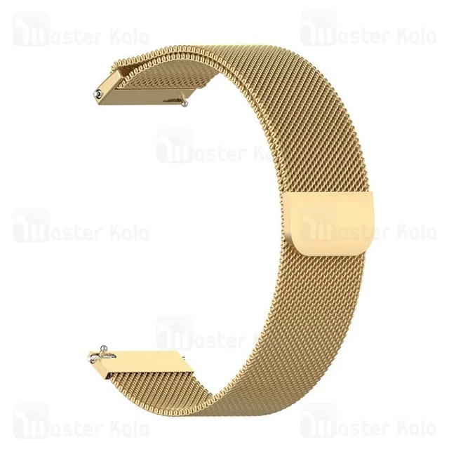 بند فلزی ساعت هوشمند شیائومی Xiaomi Amazfit Bip S Stainless Steel Milanese Strap - تصویر 5