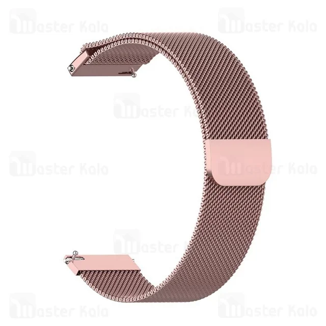 بند فلزی ساعت هوشمند شیائومی Xiaomi Amazfit Bip S Stainless Steel Milanese Strap - تصویر 6