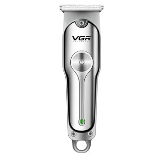 ماشین اصلاح موی سر و صورت وی جی ار مدل PROFESSIONAL V_071 با تیغه استیل ضد زنگ، باتری - تصویر 4