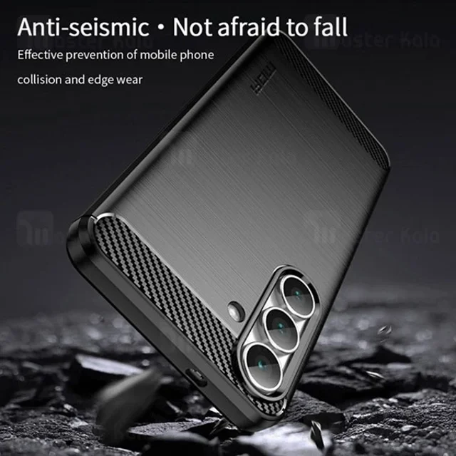 قاب فیبر کربنی سامسونگ Samsung Galaxy S25 FE Rugged Armor Fiber Carbon - تصویر 3