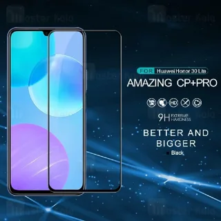محافظ صفحه شیشه ای تمام صفحه تمام چسب نیلکین Huawei Honor 30 Lite / 30 Youth Nillkin CP+ - تصویر 2