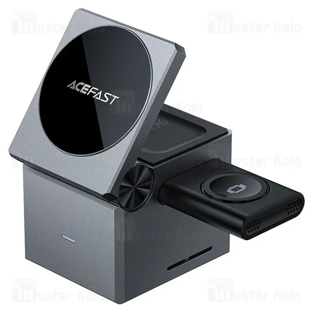 استند و شارژر وایرلس چند کاره مگ سیف ایس فست ACEFAST E18 با قابلیت شارژ اپل واچ - تصویر 3