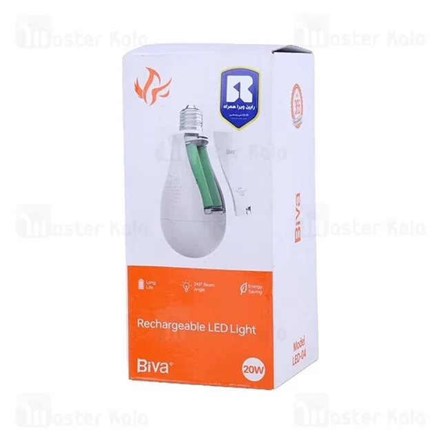 لامپ اضطراری شارژی بیوا Biva LED-04 20W Rechargable LED Light - تصویر 7
