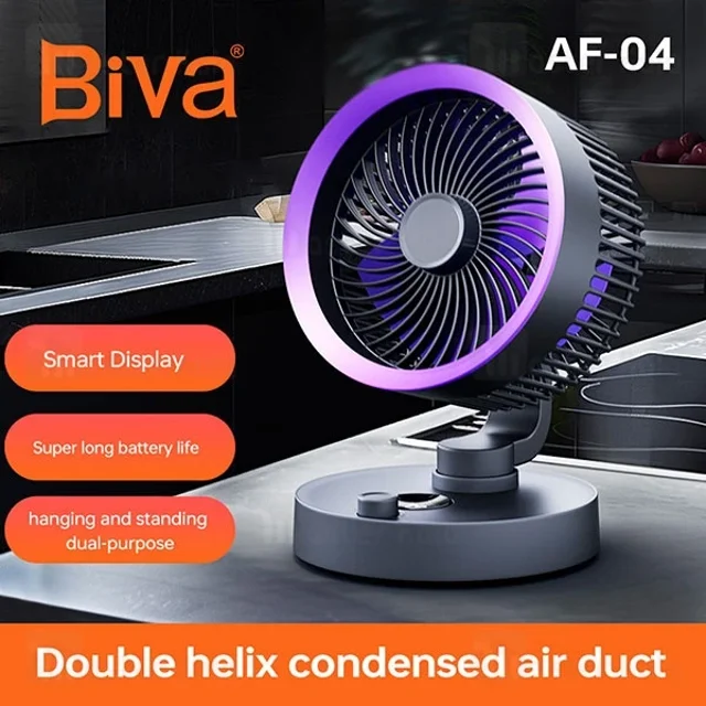 پنکه رومیزی شارژی بیوا Biva FA-04 Desktop Circulation Fan - تصویر 4
