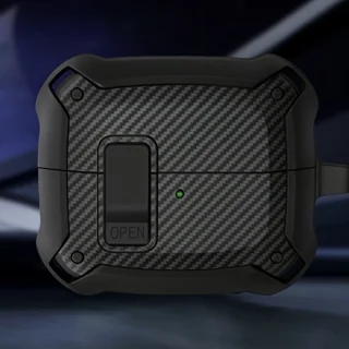 کاور کیس هندزفری بی سیم سامسونگ Galaxy Buds 3 مدل اپیکوی Eggshell Carbon - تصویر 2