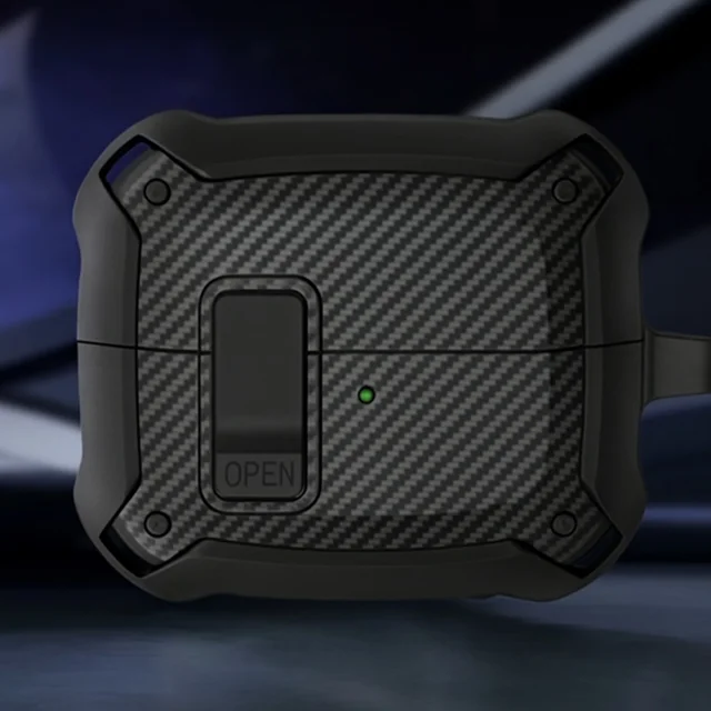 کاور کیس هندزفری بی سیم سامسونگ Galaxy Buds 3 مدل اپیکوی Eggshell Carbon - تصویر 2