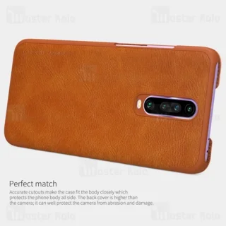کیف چرمی نیلکین شیائومی Xiaomi Redmi K30 / Poco X2 Nillkin Qin Leather Case - تصویر 7