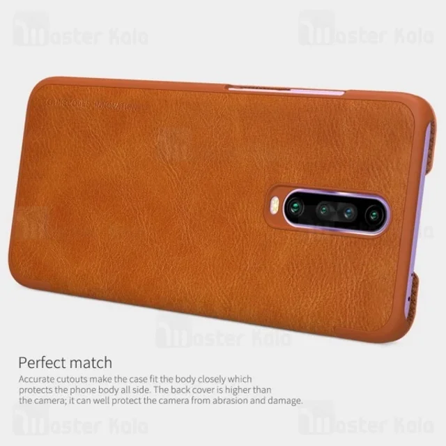 کیف چرمی نیلکین شیائومی Xiaomi Redmi K30 / Poco X2 Nillkin Qin Leather Case - تصویر 7