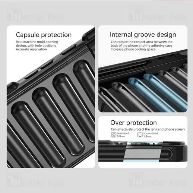 قاب پافر ضد ضربه شیائومی Xiaomi Poco C65 TPU Capsule Shockproof - تصویر 6