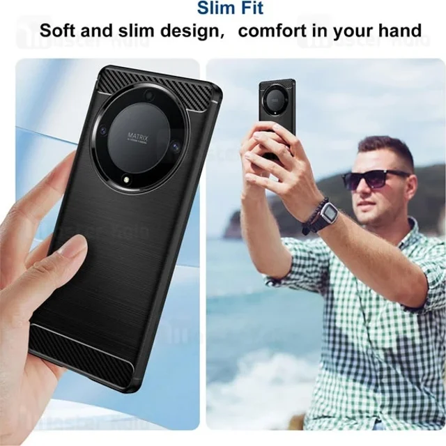 قاب فیبر کربنی هانر Honor X9a Rugged Armor Fiber Carbon - تصویر 2