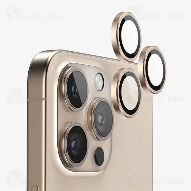 محافظ لنز فلزی دوربین مانکی Apple iPhone 16 Pro / 16 Pro Max Monkey Camera Lens - تصویر 5
