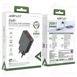شارژر دیواری ایس فست ACEFAST A69 PD30W GaN Fast Charger توان 30 وات - تصویر 6