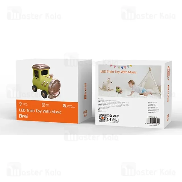 قطار اسباب بازی چراغ دار بیوا Biva NL-01 - تصویر 5