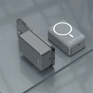 پاوربانک وایرلس 30000 مگ سیف پاورولوژی Powerology Magsafe Aluminum PP081 توان 20 وات - تصویر 4