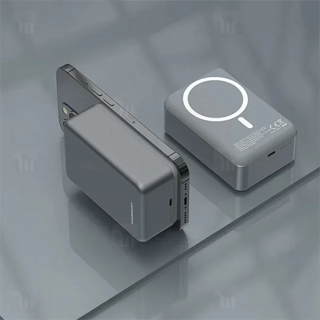پاوربانک وایرلس 30000 مگ سیف پاورولوژی Powerology Magsafe Aluminum PP081 توان 20 وات - تصویر 4