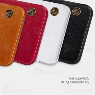کیف چرمی نیلکین اپل آیفون Apple iPhone 11 Pro Nillkin Qin Leather Case - تصویر 5