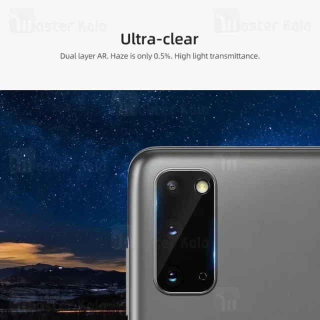 پک دوتایی محافظ لنز دوربین نیلکین Samsung Galaxy S20 InvisiFilm Camera Protector - تصویر 3