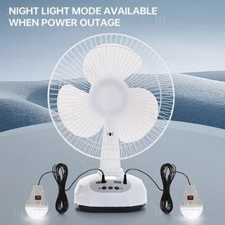 پنکه رومیزی شارژی بیوا Biva FA-06 desktop fan دارای پنل خورشیدی - تصویر 4