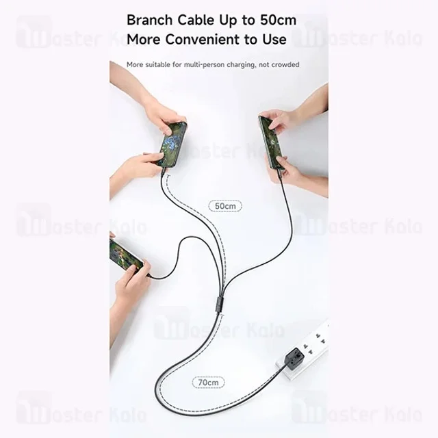 کابل سه سر مک دودو Mcdodo CA-5790 3 In 1 توان 15 وات طول 1.2 متر - تصویر 6