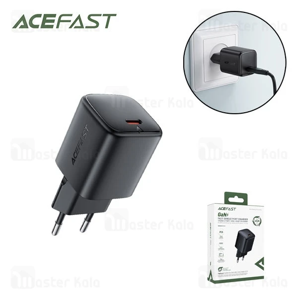 شارژر دیواری ایس فست ACEFAST A119 PD45W GaN Fast Charger توان 45 وات