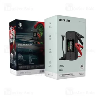 پاوربانک 12000 و کمپرسور باد و جامپ استارتر خودرو گرین لاین Green Lion 12V Jump Starter - تصویر 5