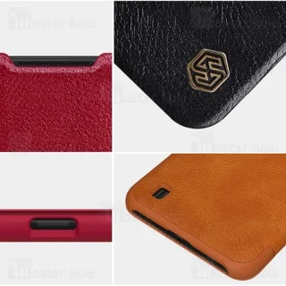 کیف چرمی نیلکین سامسونگ Samsung Galaxy A01 / A015 Nillkin Qin Leather Case - تصویر 6