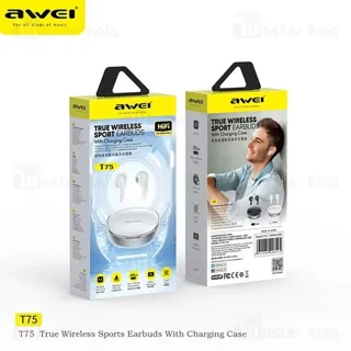 هندزفری بلوتوث گیمینگ اوی Awei T75 Gaming Wireless Earphone - تصویر 8