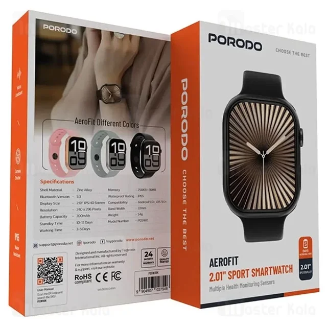 ساعت هوشمند پرودو Porodo AEROFIT PDSWX - تصویر 6
