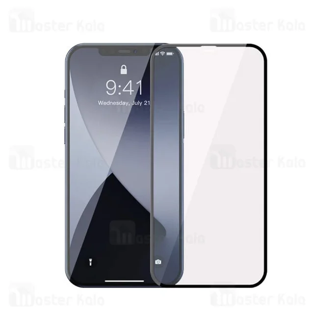 پک 2تایی محافظ صفحه شیشه ای تمام صفحه بیسوس آیفون Apple iPhone 12 Mini Baseus - تصویر 3