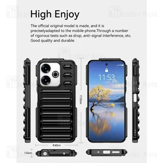 قاب پافر ضد ضربه شیائومی Xiaomi Poco M6 4G TPU Capsule Shockproof - تصویر 5