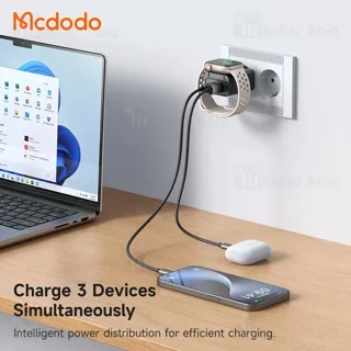 شارژر دیواری و شارژر وایرلس اپل واچ مک دودو Mcdodo CH-370 توان 30 وات - تصویر 4