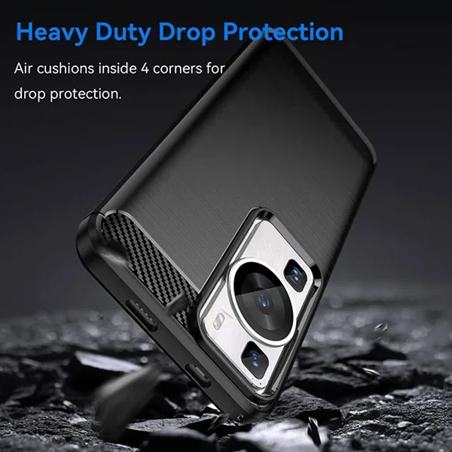 قاب فیبر کربنی هواوی Huawei P60 / P60 Pro Rugged Armor Fiber Carbon - تصویر 5