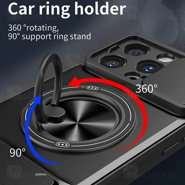 قاب ضد ضربه مگنتی Apple iPhone 16 Pro Magnetic Multifunctional Case دارای محافظ دوربین - تصویر 6