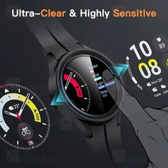 محافظ صفحه ساعت هوشمند سامسونگ Samsung Galaxy Watch 5 Pro PMMA TPU Screen Protector - تصویر 5