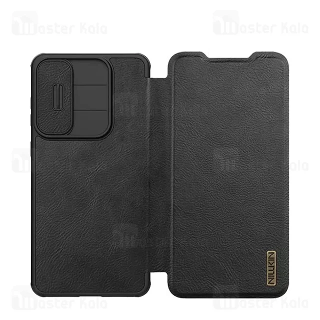 کیف چرمی نیلکین سامسونگ Samsung Galaxy S25 Edge Nillkin Qin Pro Leather Case دارای محافظ - تصویر 3