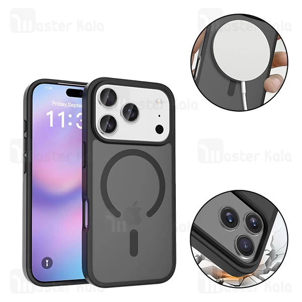 قاب محافظ مگ سیف آیفون Apple iPhone 17 pro Matte Plexiglass