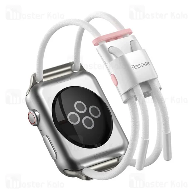 بند ساعت اپل واچ Baseus Lockable Rope Strap for AP Watch Series 3/4/5/6/SE 42mm/44mm - تصویر 4