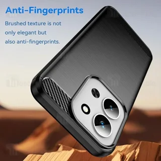 قاب فیبر کربنی شیائومی Xiaomi Redmi 15C 4G / Poco C85 4G Rugged Armor Fiber Carbon - تصویر 6