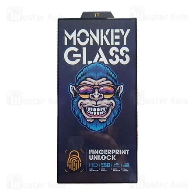 گلس تمام صفحه تمام چسب مانکی Samsung Galaxy S25 Ultra Monkey Full Screen Glass - تصویر 2