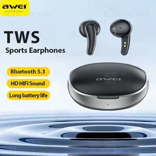 هندزفری بلوتوث گیمینگ اوی Awei T75 Gaming Wireless Earphone - تصویر 4