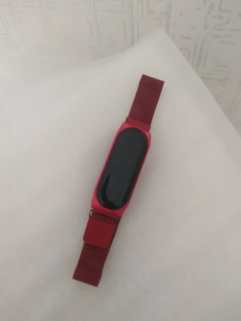 بند فلزی دستبند سلامتی شیائومی Xiaomi Mi Band 5 / 6 Stainless Steel Milanese Strap با قفل - تصویر 8