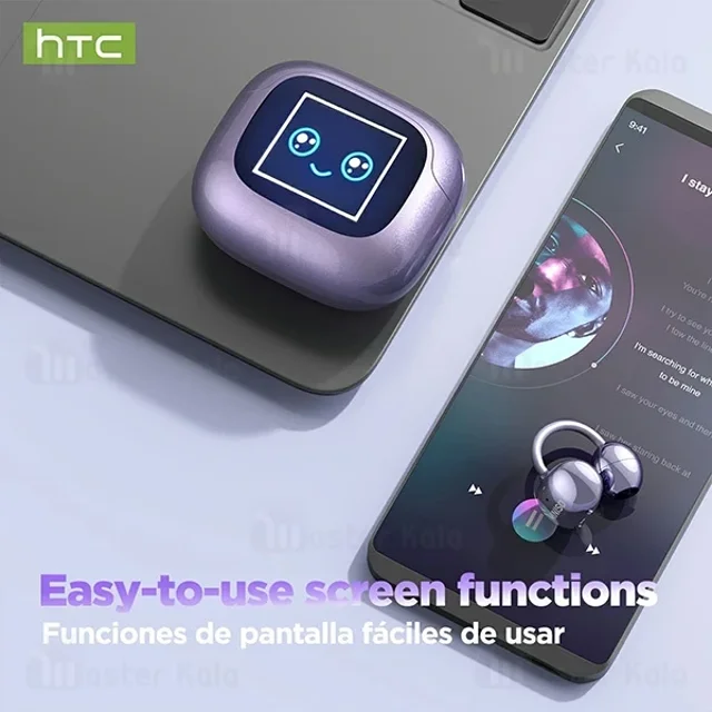 هندزفری بلوتوث اچ تی سی HTC NE32 با صفحه نمایش لمسی - تصویر 7