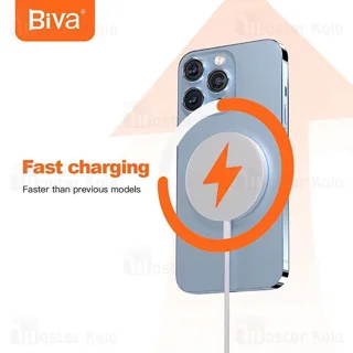 شارژر وایرلس مگنتی بیوا Biva WLC-07 توان 15 وات - تصویر 5