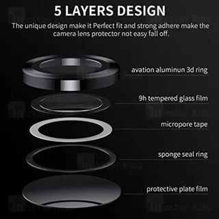 محافظ لنز فلزی دوربین سامسونگ Samsung Galaxy Z Fold5 Lens Shield - تصویر 5