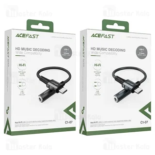 کابل Type C به پورت AUX ایس فست ACEFAST C1-07 طول 18 سانتی متر - تصویر 5