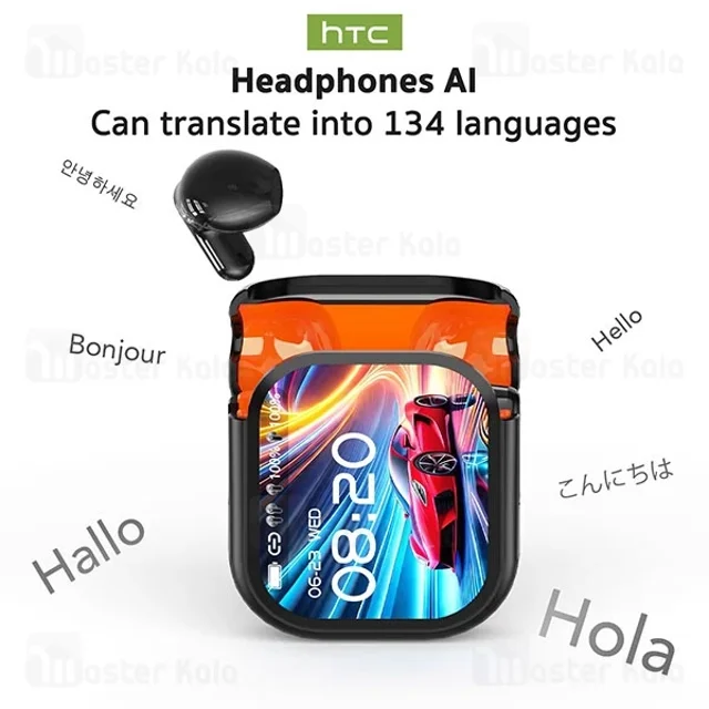 هندزفری بلوتوث اچ تی سی HTC NE20 با صفحه نمایش لمسی - تصویر 2